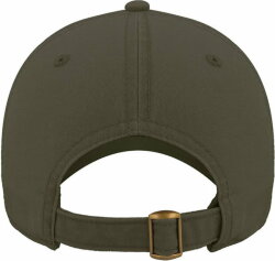 Бейсболка GROOVY, 6 клиньев, металлическая застежка, оливковый