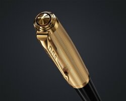 Шариковая ручка Parker 51 DELUXE BLACK GT, стержень: M, цвет чернил: black, в подарочной упаковке