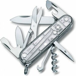 Офицерский нож Victorinox Climber 91, прозрачный серебристый