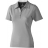  Рубашка поло Elevate Markham женская, серый меланж/антрацит, размер 2XL (52-54)