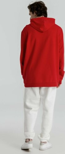Толстовка с капюшоном унисекс Hoodie, красная, XL