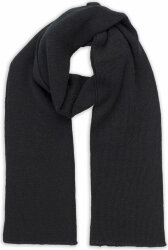 Шарф вязаный WIND SCARF, черный