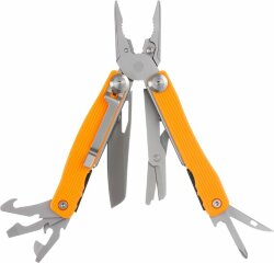 Мультитул Stinger, 105 мм, 14 функций, сталь/АБС-пластик, оранжевый, в комплекте нейлоновый чехол