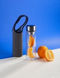 Заварочный термос "Остин" 320 мл в чехле, серый