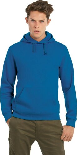 Фуфайка с капюшоном B&C ID.003, ярко-синий, XL