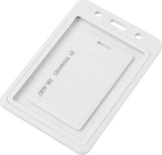 Держатель для бейджа Haven Transparent, белый