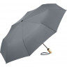 Зонт складной FARE 5429 OkoBrella из бамбука, полуавтомат, серый