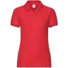 Поло женское 65/35 POLO LADY-FIT 180, красный, XS