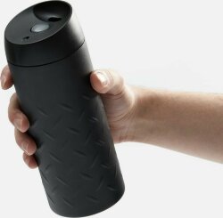 Термостакан Hard Work, черный