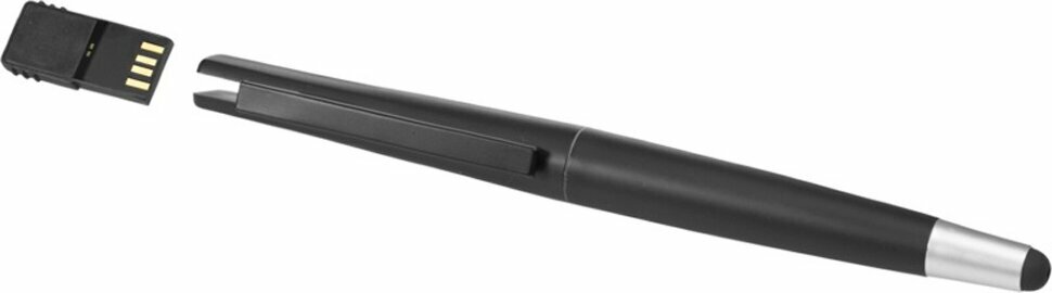 Ручка-стилус шариковая Naju с флеш-картой USB 2.0 на 4 Гб.