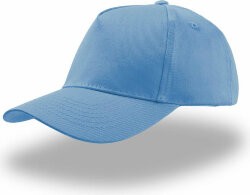 Бейсболка детская KID START FIVE, 5 клиньев, застежка на липучке, голубой, детский