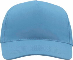 Бейсболка детская KID START FIVE, 5 клиньев, застежка на липучке, голубой, детский