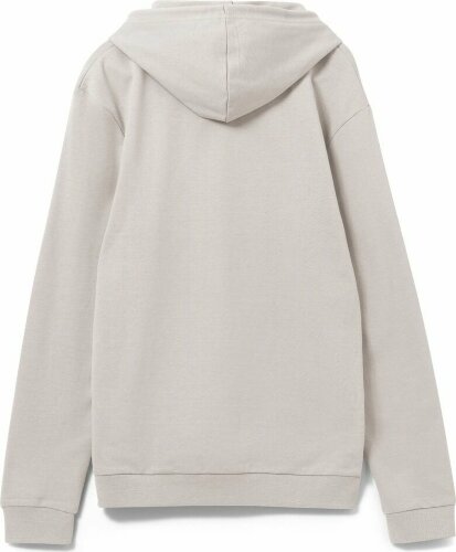 Толстовка с капюшоном унисекс Hoodie, дымчато-серая, размер XS