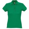 Поло женское PASSION, ярко-зеленый, S, 100% хлопок, 170 г/м2, зеленый, S