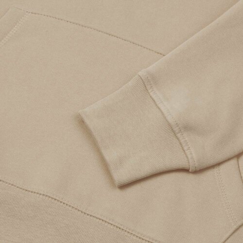 Толстовка с капюшоном унисекс Hoodie, бежевая, S