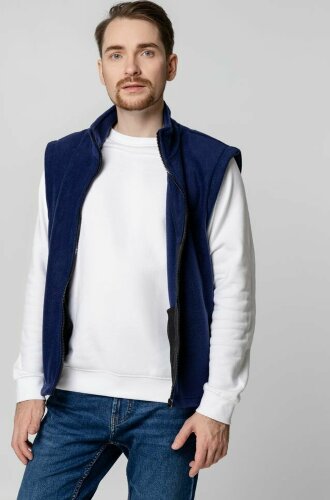 Жилет флисовый Manakin, темно-синий, размер M/L