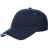 Бейсболка Molti Canopy, темно-синяя с белым кантом