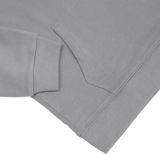 Худи оверсайз унисекс Molti Outshine, серое, размер XL/2XL