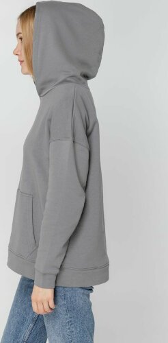 Худи оверсайз унисекс Molti Outshine, серое, размер XL/2XL