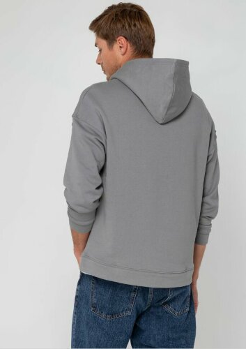 Худи оверсайз унисекс Molti Outshine, серое, размер XL/2XL
