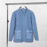 Куртка унисекс Manevr Oblako, голубая, размер XS/S
