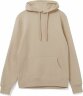 Толстовка с капюшоном унисекс Hoodie, бежевая, M
