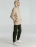 Толстовка с капюшоном унисекс Hoodie, бежевая, M
