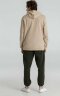 Толстовка с капюшоном унисекс Hoodie, бежевая, M