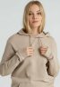 Толстовка с капюшоном унисекс Hoodie, бежевая, M