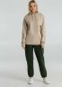 Толстовка с капюшоном унисекс Hoodie, бежевая, M