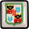 Шильдик с наклейкой «Краснодар», черный