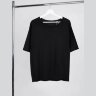 Футболка оверсайз унисекс Manevr Vozduh, черная, XL/2XL