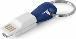 RIEMANN. USB-кабель с разъемом 2 в 1, Королевский синий