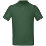 Рубашка поло мужская BNC Inspire, темно-зеленая, размер S