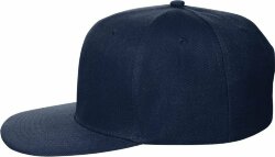 Бейсболка Molti Snapback с прямым козырьком, темно-синяя
