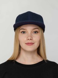 Бейсболка Molti Snapback с прямым козырьком, темно-синяя