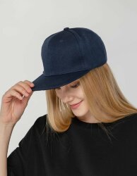 Бейсболка Molti Snapback с прямым козырьком, темно-синяя