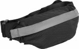 Поясная сумка Indivo tagBag со светоотражающим элементом, черная