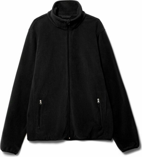 Куртка флисовая унисекс Nesse, черная, XL/2XL