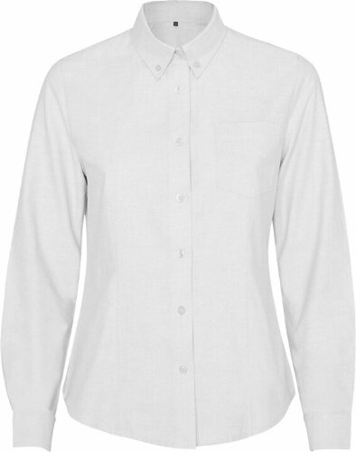Рубашка женская Roly Oxford, белый, размер 3XL