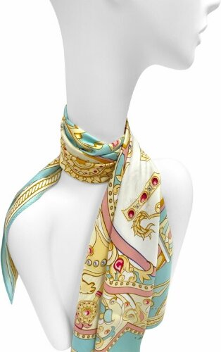 Платок Русские в моде - Русская Азбука