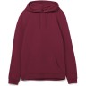 Толстовка с капюшоном унисекс Hoodie, бордовая, XS