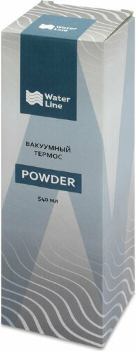 Вакуумный термос Waterline Powder 540 мл, серый