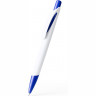  Ручка пластиковая шариковая CITIX, белый/королевский синий