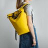 Рюкзак водонепроницаемый "Shop", жёлтый, 42 х 39 х 13 см, 100% полиуретан, желтый
