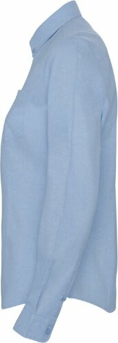 Рубашка женская Roly Oxford, небесно-голубой, размер S