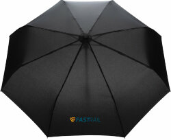 Автоматический зонт Impact из RPET AWARE™ с бамбуковой рукояткой, d94 см