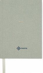 Блокнот VINGA Mind из переработанной бумаги GRS, А5, зеленый