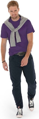 Футболка US Basic Super club мужская, фиолетовый, размер M (46-48)