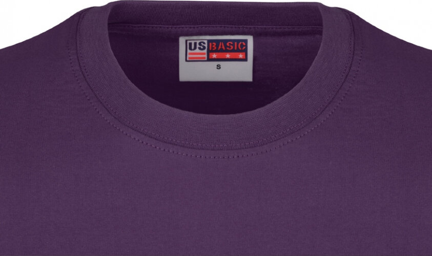 Футболка US Basic Super club мужская, фиолетовый, размер M (46-48)